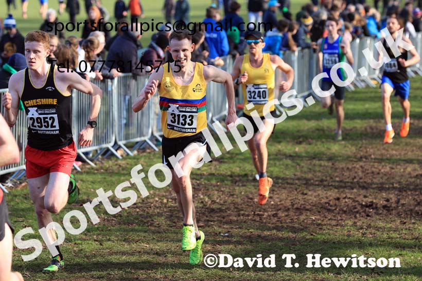 Senior Men, 2024 CAU Inter Counties Cross Country Champs., Wollaton Park, Nottingham. Photo: David T. Hewitson/Sports for All Pics